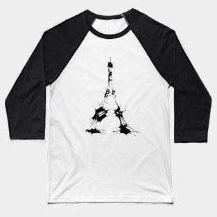 Splaaash Series - Eiffel Ink Baseball T-Shirt